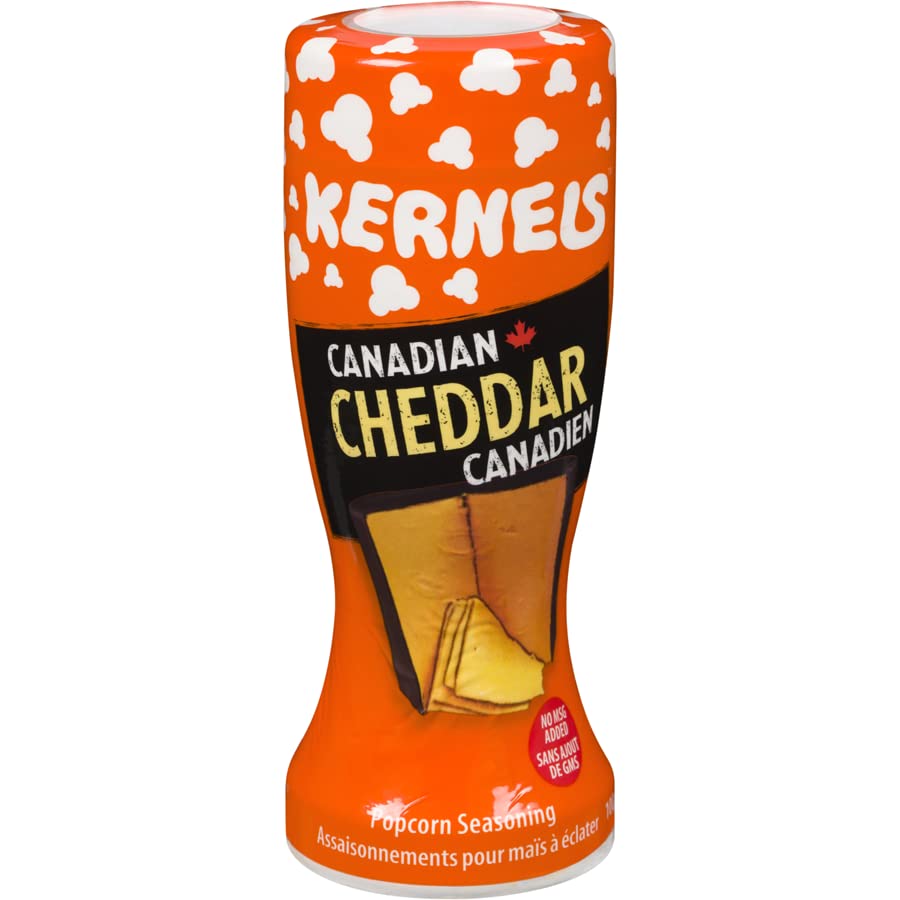 Kernels – Paquete de condimentos para palomitas de maíz, (6 sabores), ketchup, todo aderezado, eneldo, cheddar canadiense, vinagre de sal, queso