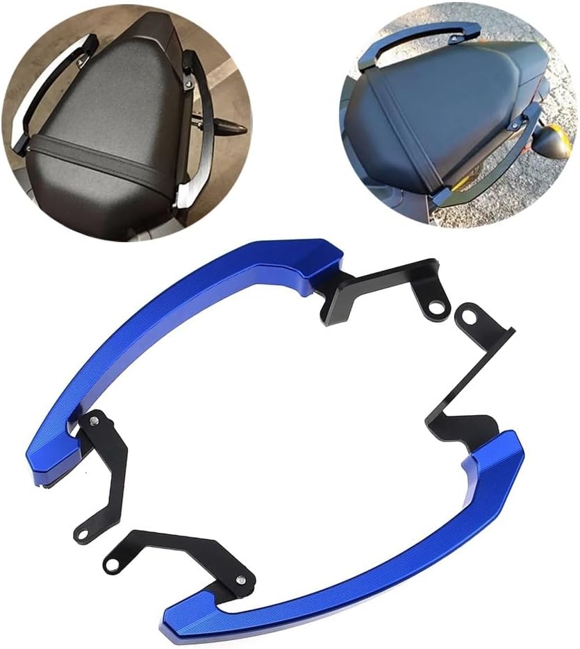 Reposabrazos de pasajero de motocicleta para Y&AMAHA MT07 MT-07 FZ07 FZ-07 2014-2017 Accesorios de motocicleta Barras de agarre traseras Asiento del