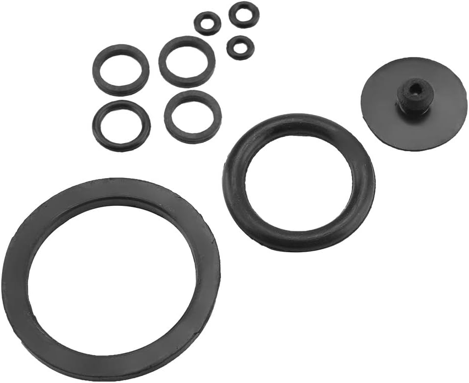AUNMAS Juego de 10 piezas útil, duradero, 5 lpaps de repuesto para pulverizador, piezas de repuesto, sellado de goma, accesorios esenciales para