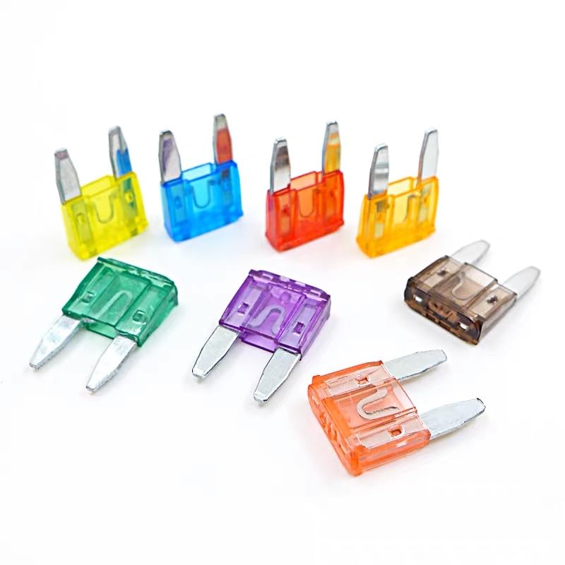 Paquete de 10 mini fusibles de 20 A, fusibles estilo mini hoja de 20 amperioscajeros automáticos, 32 V, protección contra cortocircuitos (20 A)