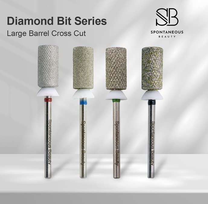 Broca de uñas de diamante de carburo de alta calidad, edición especial, corte cruzado, vástago de 332 pulgadas (barril grande – grano grueso)