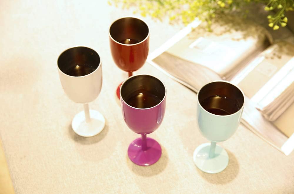 Copas de vino de acero inoxidable (paquete de 2). Vaso de vino de doble pared aislado al vacío con tapa y pajita. Amistad, Navidad, regalos de