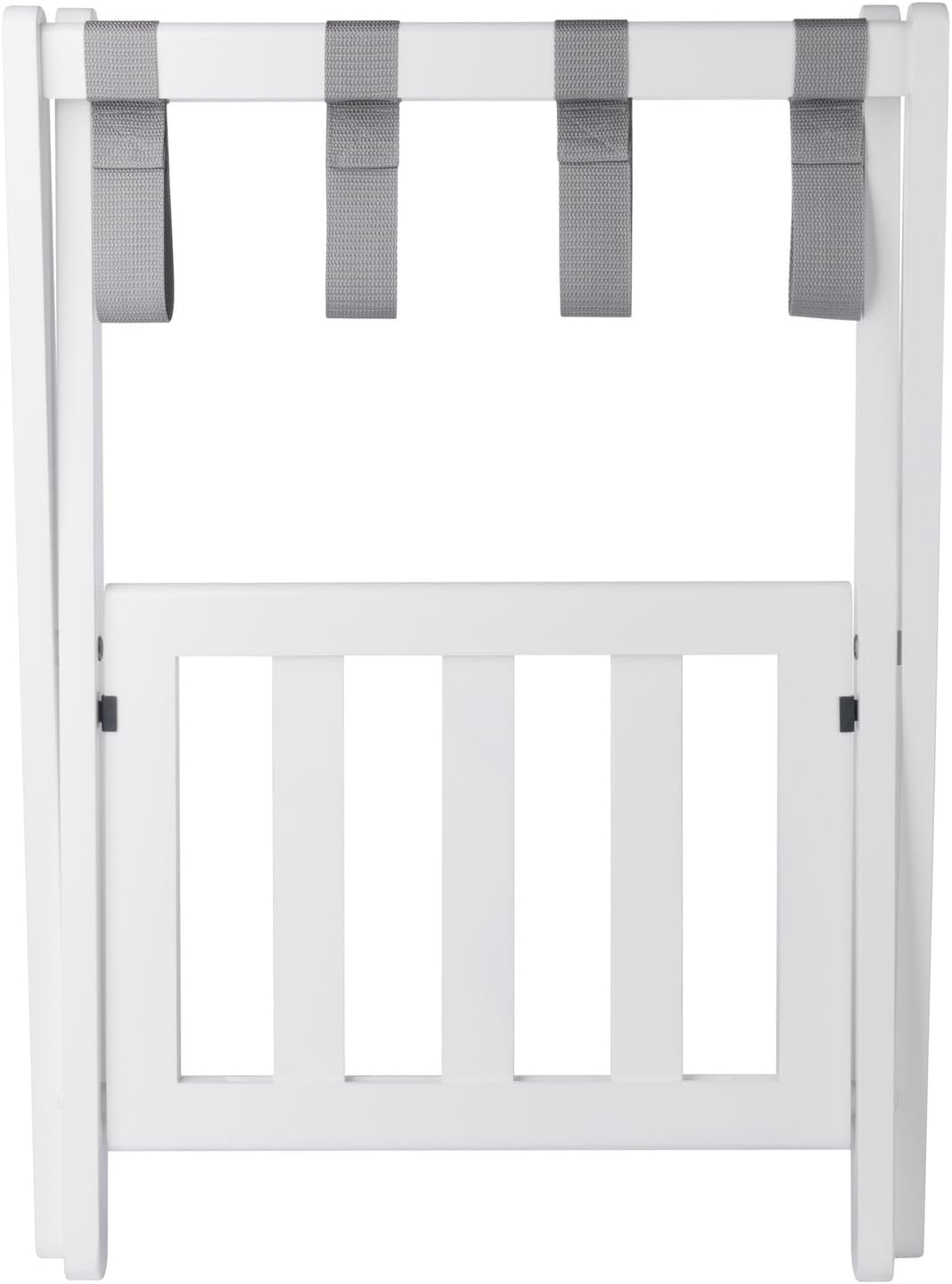 Winsome Portaequipajes Raya con estante en acabado blanco