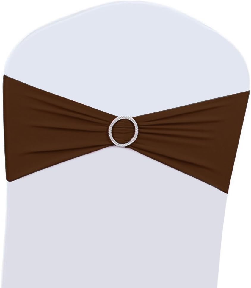 2550100 unidades, Cintas decorativas tipo lazo, elásticas para sillas, con hebilla, para decoración de bodas, hoteles, banquetes, fiestas de