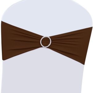 2550100 unidades, Cintas decorativas tipo lazo, elásticas para sillas, con hebilla, para decoración de bodas, hoteles, banquetes, fiestas de 2550100 unidades, Cintas decorativas tipo lazo, elásticas para sillas, con hebilla, para decoración de bodas, hoteles, banquetes, fiestas de
