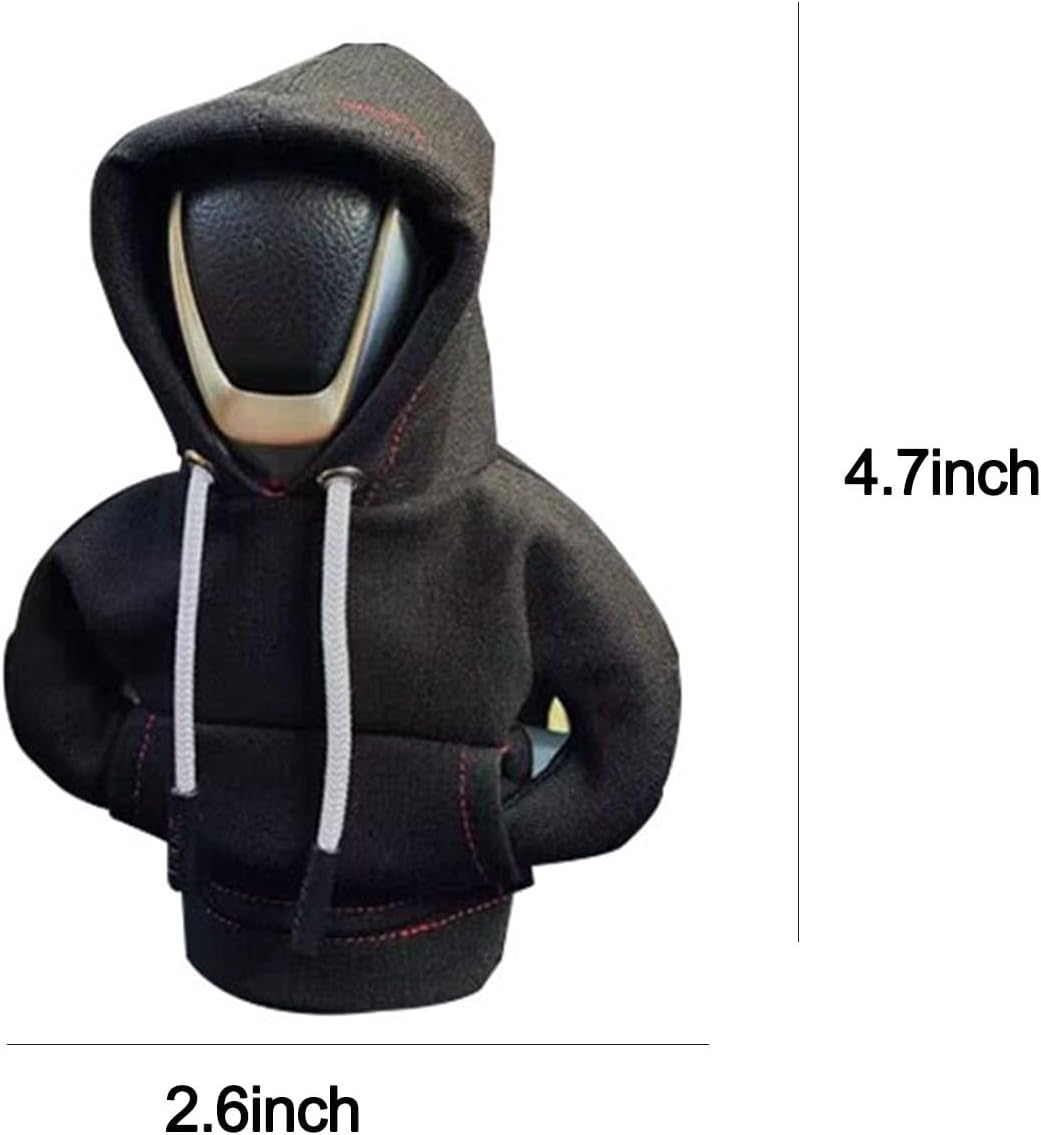 2 piezas de moda 2023 – Funda para palanca de cambios de automóvil, accesorios interiores de automóviles, pomos de cambio, camisa con capucha de