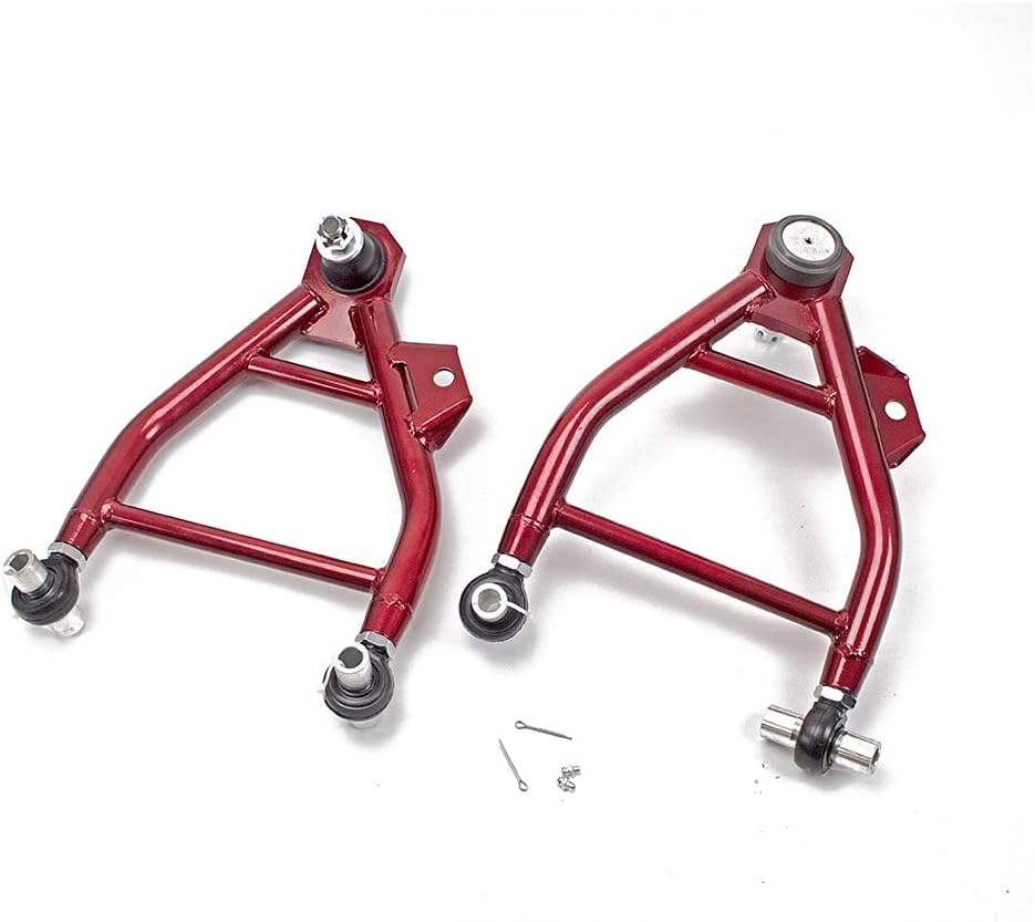 Godspeed AK-252-B Brazos A inferiores delanteros ajustables con rótulas engrasables, juego de 2, compatible con Ford Mustang 1999-04 con coilovers