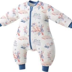 Saco de dormir ponderado Bebé 100% Algodón Pijama Unisex 1.0TOG Saco de dormir ponderado Bebé 100% Algodón Pijama Unisex 1.0TOG