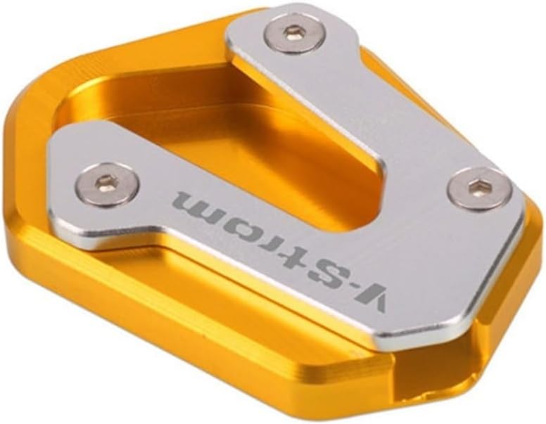 Almohadilla de soporte lateral de motocicleta para Suzuki V-Strom 650 V-Strom 650XT DL650 DL 650 motocicleta Kickstand pie extensión placa de