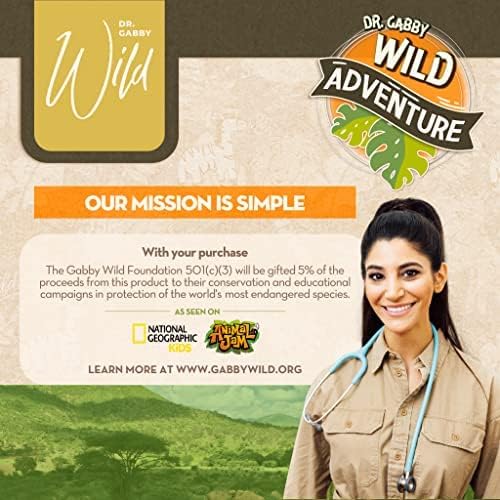 Dr. Gabby Wild – Juego de animales de safari (14 piezas)