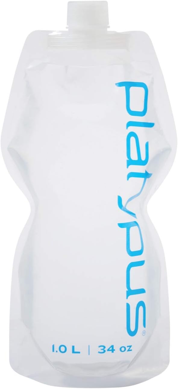 Botellas blandas Platypus de SoftBottle con tapa de cierre.