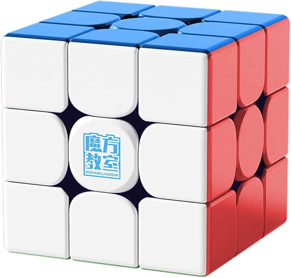 FUNNXYZ MOYU MFJS Super RS3M V2 3×3 Cubo magnético con revestimiento UV, versión Magic Cube sin calcomanías, MFJS, rompecabezas de velocidad 3×3