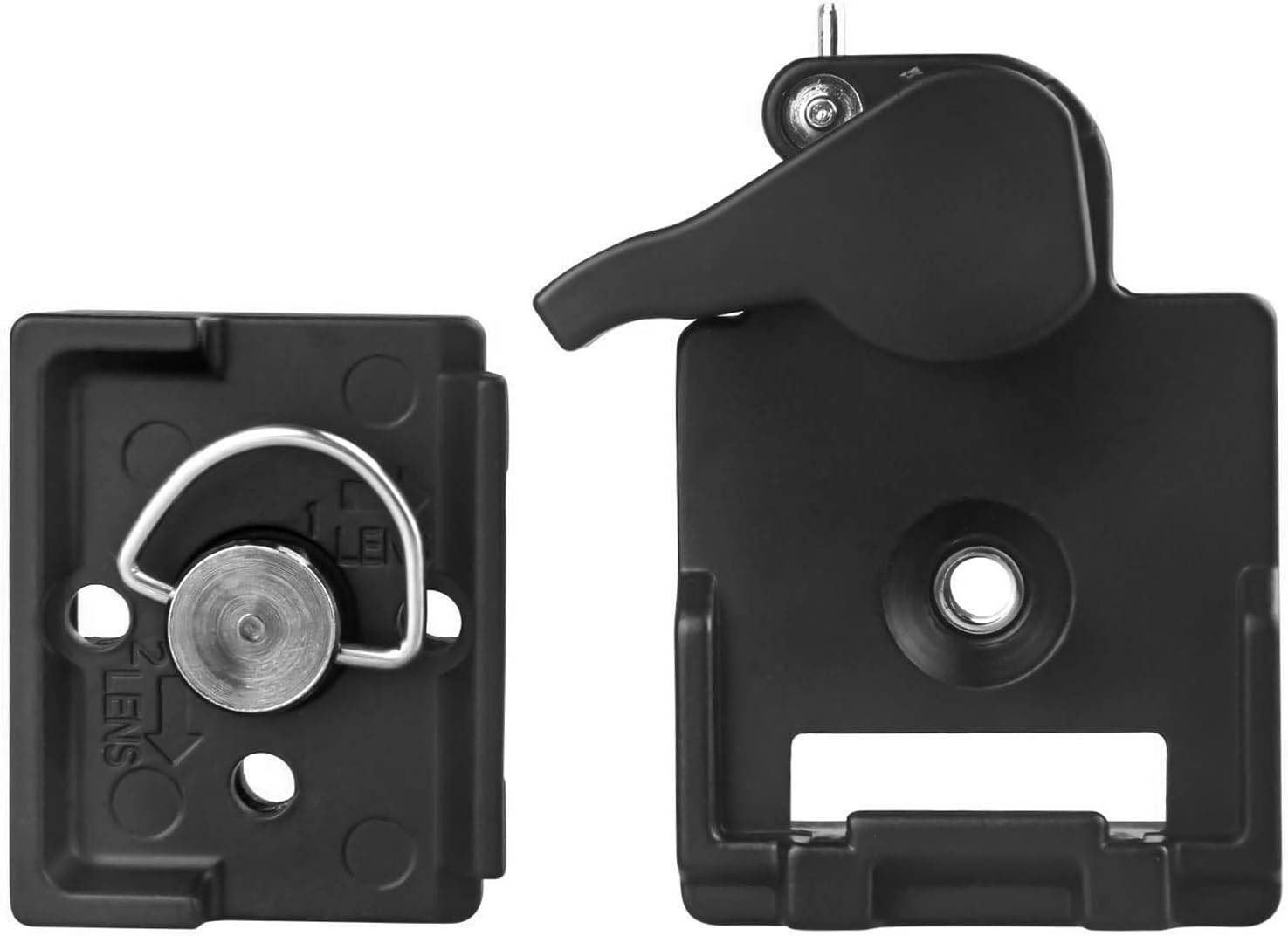 Adaptador de placa de liberación rápida para trípode de cámara con tornillo de 14 pulgadas, adaptador de montaje de cámara 200PL-14 323 para