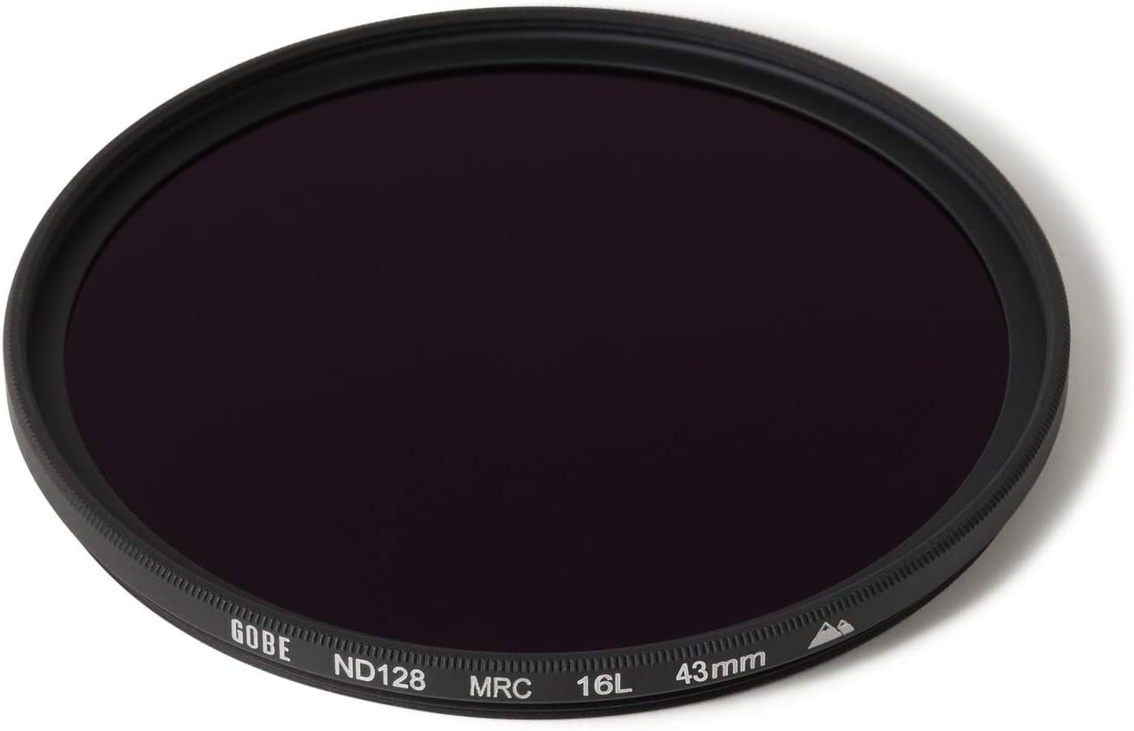 Gobe Filtro de lente ND ND128 (7 Stop) de 1.693 in (2 picos)