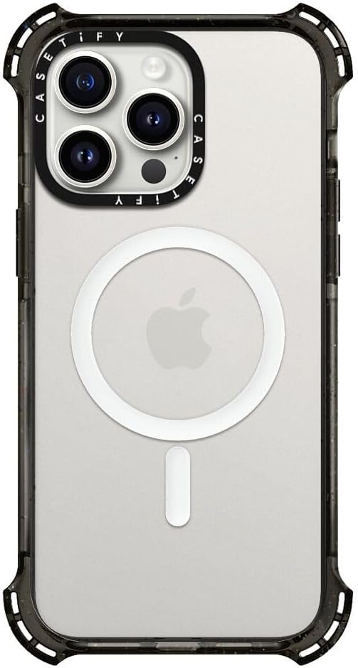 CASETiFY Funda Bounce para iPhone 15 Pro Max 6 veces probada contra caídas de grado militar, protección contra caídas de 21.3 piescompatible con
