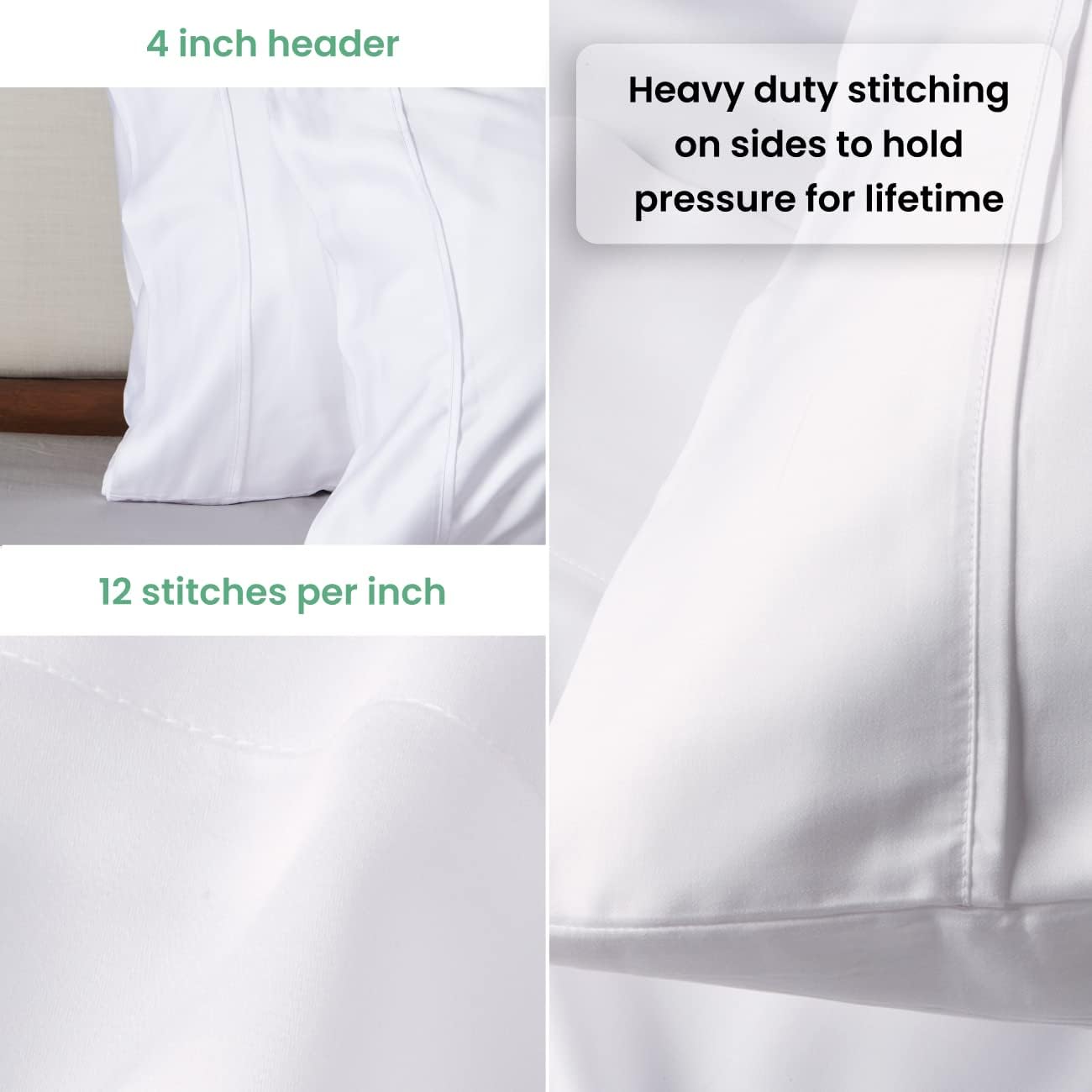 Weddingly Sábanas certificadas 100% Tencel Split King Lyocell  Juego de 5 piezas  Tejido de satén  Carbono verdadero ceroSuave a la pielEtiquetas de