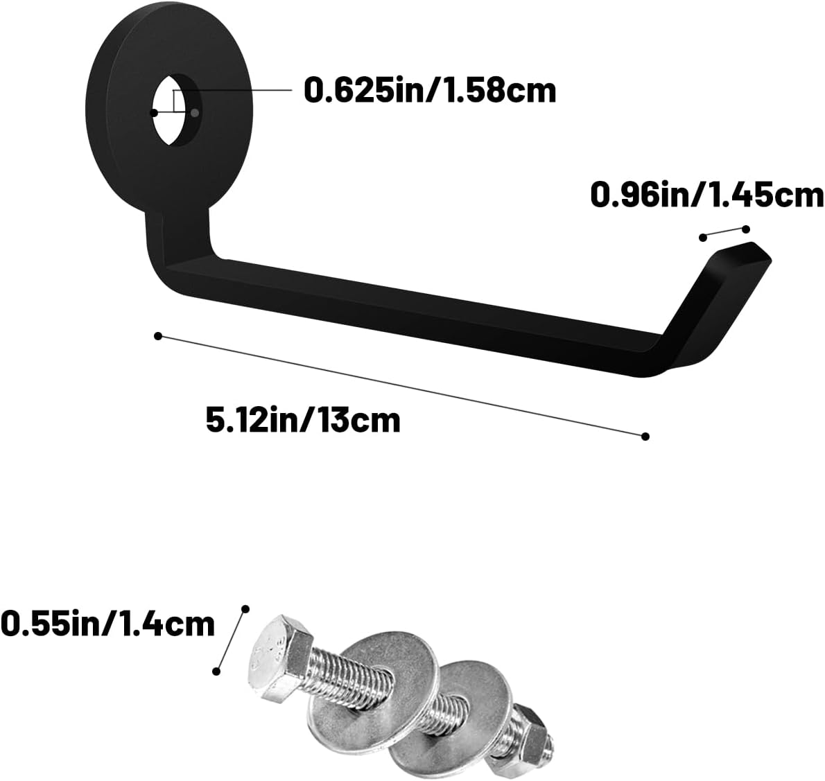 4 piezas de gancho de almacenamiento para sentadillas, accesorios de almacenamiento para barra de barra, accesorios de almacenamiento para rack de
