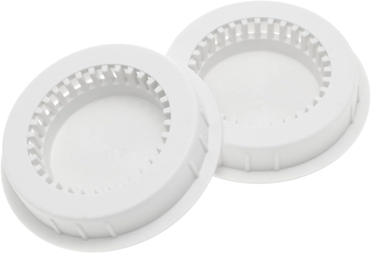 6 rejillas de ventilación redondas de plástico ABS de 1.969 in ajustables para extractor, ventilador con conductos, baño, cocina, garaje (blanco)