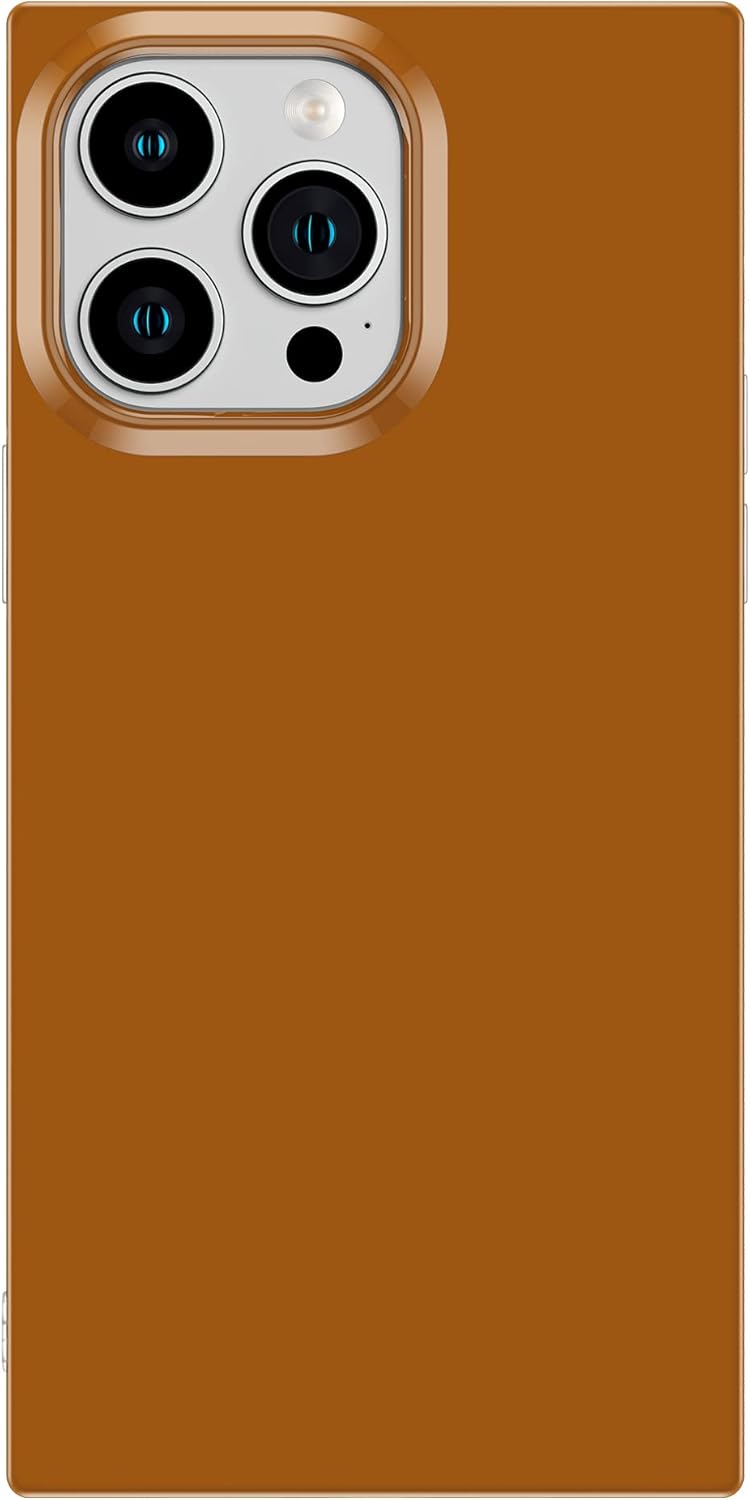 Cocomii Funda cuadrada compatible con iPhone 14 Pro, compatible con MagSafe, lujosa, delgada, brillante, color sólido, neutros atemporales, fácil de
