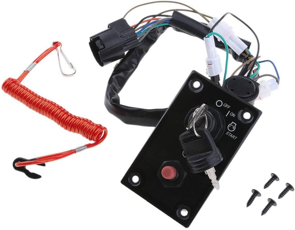 Conjunto de panel de interruptor de llave de encendido fuera de borda marino 37100-96J24 para Suzuki