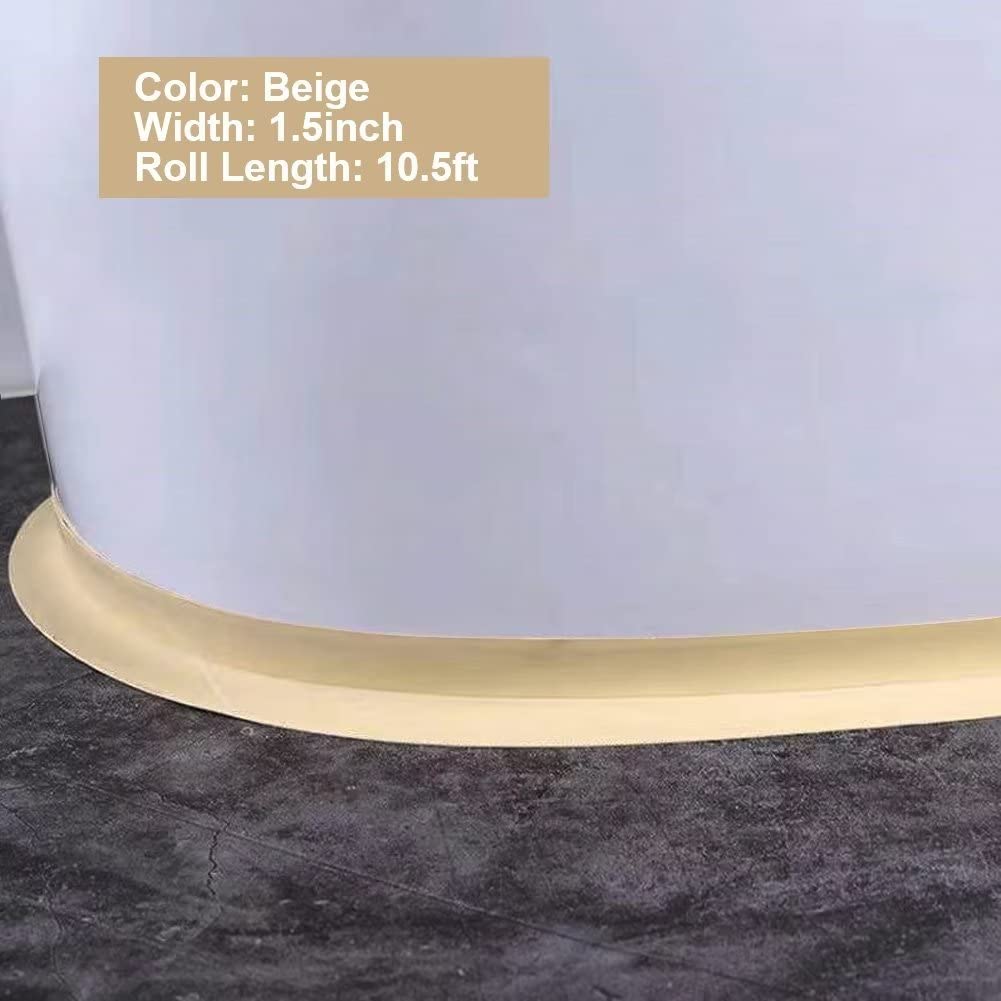 Cinta de sellado de calafateo impermeable y a prueba de aceite para placa de cocina, cinta autoadhesiva para fregadero, inodoro, baño, pared, borde