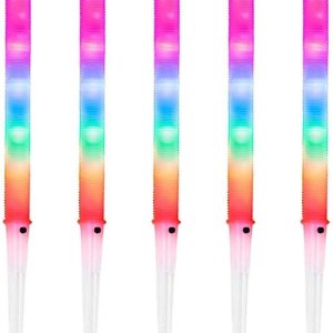 Wmool 5 conos LED de algodón brillantes de azúcar, palitos de malvavisco no desechables para máquina de algodón de azúcar y hilo de caramelo, Wmool 5 conos LED de algodón brillantes de azúcar, palitos de malvavisco no desechables para máquina de algodón de azúcar y hilo de caramelo,