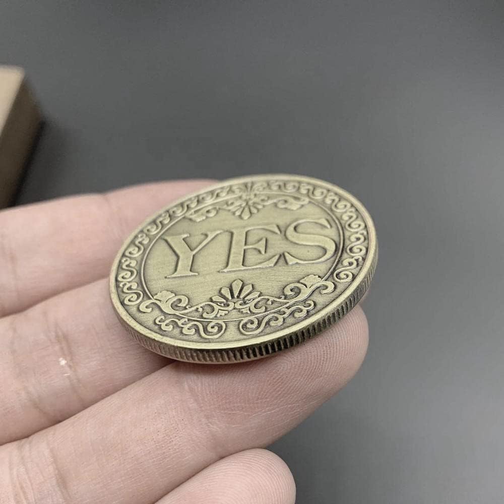 Glamtune Novedad Sí No Challenge Coin Medallion Collector