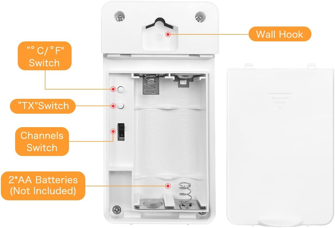 Sensor remoto inalámbrico para interiores y exteriores para WS001