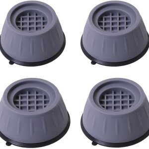 4 piezas de soporte para lavadora con cancelación de golpes y ruido, almohadillas de vibración para lavadora y secadora, estabilizador de lavadora 4 piezas de soporte para lavadora con cancelación de golpes y ruido, almohadillas de vibración para lavadora y secadora, estabilizador de lavadora