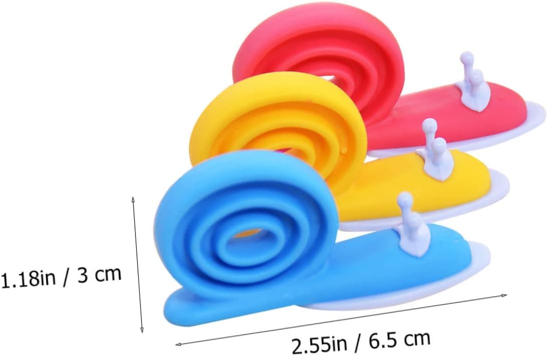 6 piezas de clip decorativo para puerta, protector de dedo de caracol, tapón de puerta de caracol, tapón decorativo para puerta de cuarto de bebé,