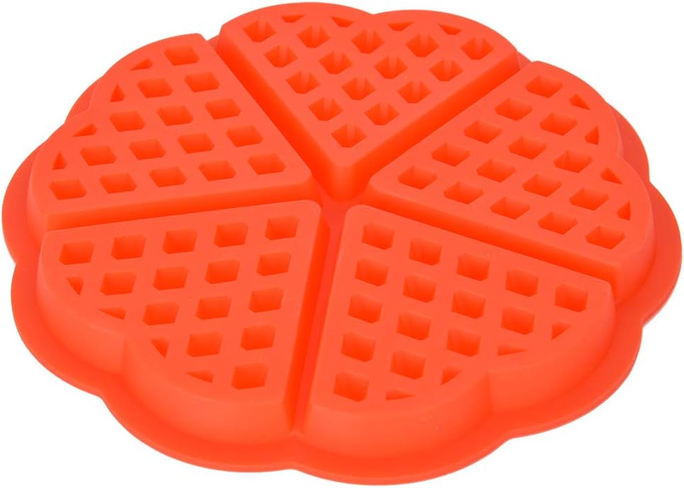 Waffles Nestle hace molde Cavity Molding para juegos de utensilios para hornear (forma de corazón)