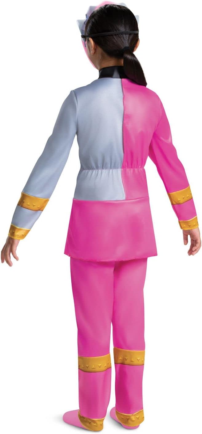 Disfraz de Power Rangers Dino Fury Pink Ranger para niños