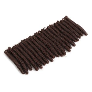 Haolocs – 3 paquetes de extensiones de cabello sintético Kenzie Curl de ganchillo, trenzas cortas de ganchillo trenzado, rizos en espiral con rebote Haolocs – 3 paquetes de extensiones de cabello sintético Kenzie Curl de ganchillo, trenzas cortas de ganchillo trenzado, rizos en espiral con rebote