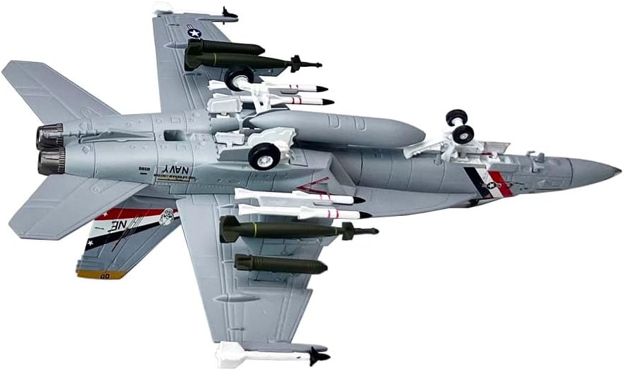 Escala 1100 US F18 FA-18F Super Hornet VFA-2 Avión de combate Avión de Metal Militar Avión Juguete Modelo Colección Regalo