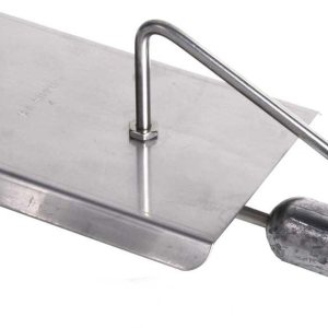 Sea Striker Cepilladoras  Cepilladora de pesca con hoja de acero inoxidable con anillo grande de latón, plata Sea Striker Cepilladoras  Cepilladora de pesca con hoja de acero inoxidable con anillo grande de latón, plata