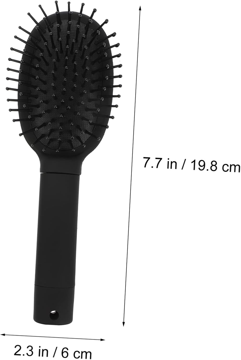 Uonlytech Caja de almacenamiento de peine Labret joyería cepillo de pelo de viaje joyería segura compartimento oculto contenedores compartimiento