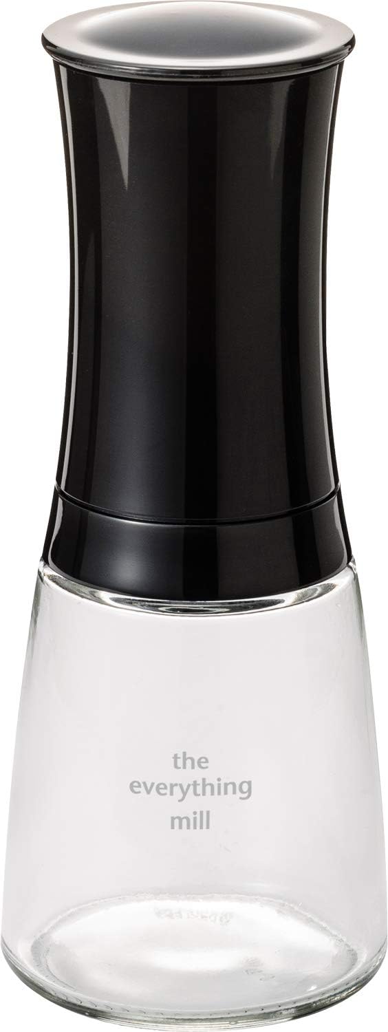 Kyocera Advanced Ceramics – Molinillo de pimienta, sal, semillas y especias con molinillo de cerámica avanzado ajustable, The Everything Mill-Bright