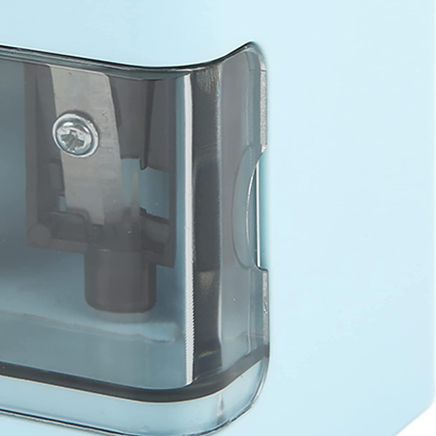 Sacapuntas Sacapuntas eléctrico con doble agujero, funciona con pilas (0.314-0.315 pulgadas y 0.315-0.472 pulgadas), sacapuntas semiautomático con