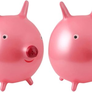 TOYANDONA Juguete de niña 2pcs Bouncing Ball Handle Cartoon Niño PVC Juguetes para niños TOYANDONA Juguete de niña 2pcs Bouncing Ball Handle Cartoon Niño PVC Juguetes para niños