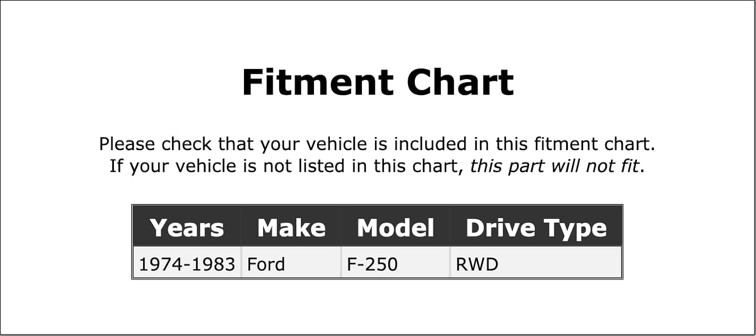 Sello de transmisión manual trasero compatible con Ford F-250 RWD 1974 1975 1976 1977 1978 1979 1980 1981 1982 1983 PC-429962