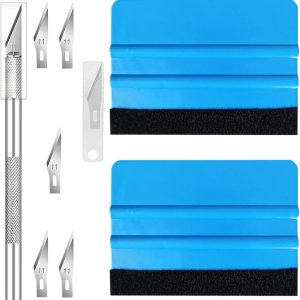 SECALIFE Kit de herramientas de envoltura de vinilo, herramienta de tinte de película de ventana, herramienta de papel tapiz con espátula de SECALIFE Kit de herramientas de envoltura de vinilo, herramienta de tinte de película de ventana, herramienta de papel tapiz con espátula de