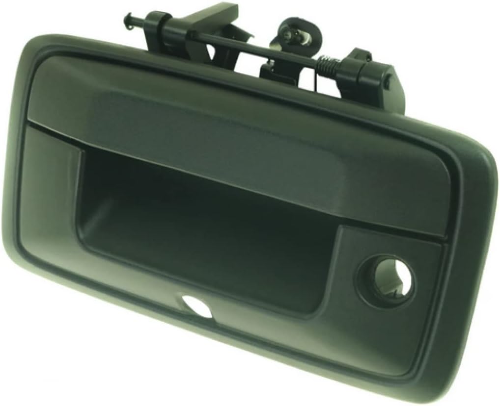 Manija para puerta trasera Chevy Silverado 1500 2016 2017 2018  Exterior  Negro texturizado  con orificio para llave  con orificio de leva  Todos