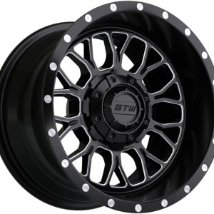 GTW Helix – Rueda de aluminio para carrito de golf de 12 pulgadas de 12 x 7 pulgadas, 4-4 pernos  desplazamiento 34 (negro matemecanizado) GTW Helix – Rueda de aluminio para carrito de golf de 12 pulgadas de 12 x 7 pulgadas, 4-4 pernos  desplazamiento 34 (negro matemecanizado)