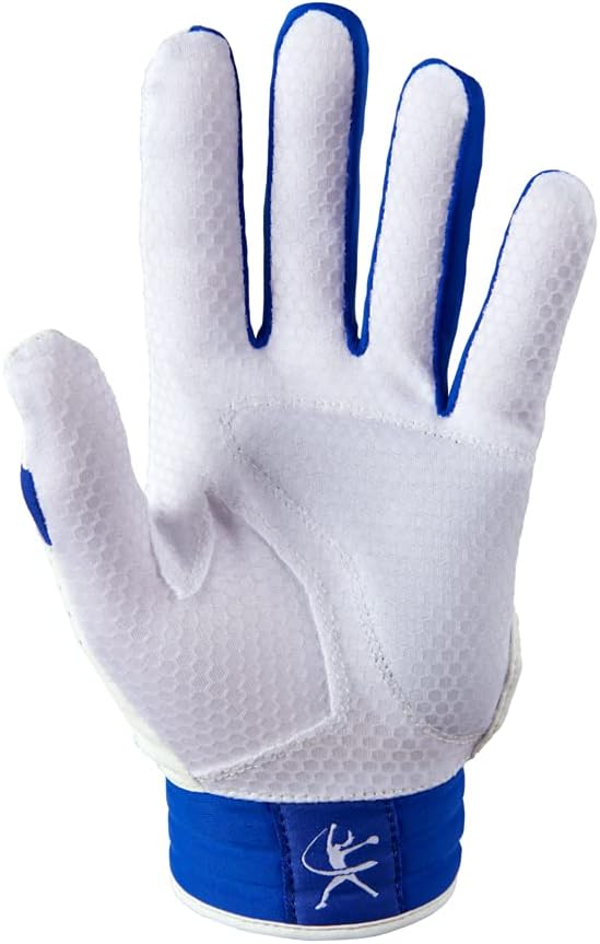 Mizuno Finch Softball – Guantes de bateo acolchados  Par  Adulto y joven  Palma antideslizante  Palma acolchada  Parte trasera de malla flexible