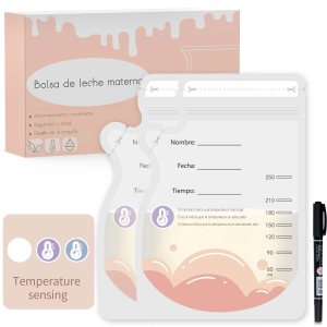 Bolsas de almacenamiento de leche materna, 150 unidades con 8.5 onzas, bolsa de almacenamiento de leche desechable autosuficiente, preesterilizada, Bolsas de almacenamiento de leche materna, 150 unidades con 8.5 onzas, bolsa de almacenamiento de leche desechable autosuficiente, preesterilizada,