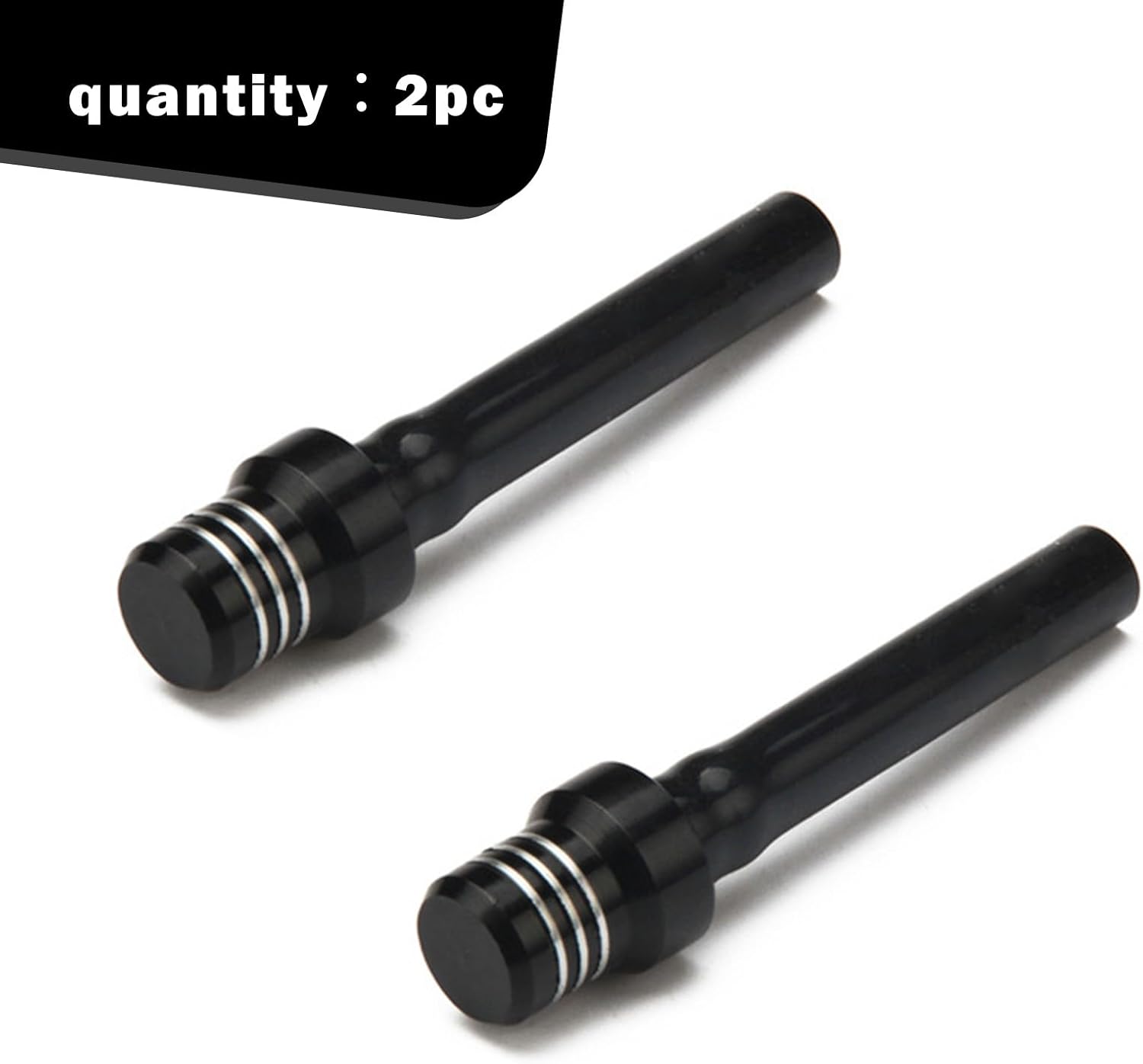 2 tapas de ventilación para tanque de combustible para automóvil, 2.75 x 0.47 pulgadas, válvula de tanque de gas de aleación CNC con bolas de acero,