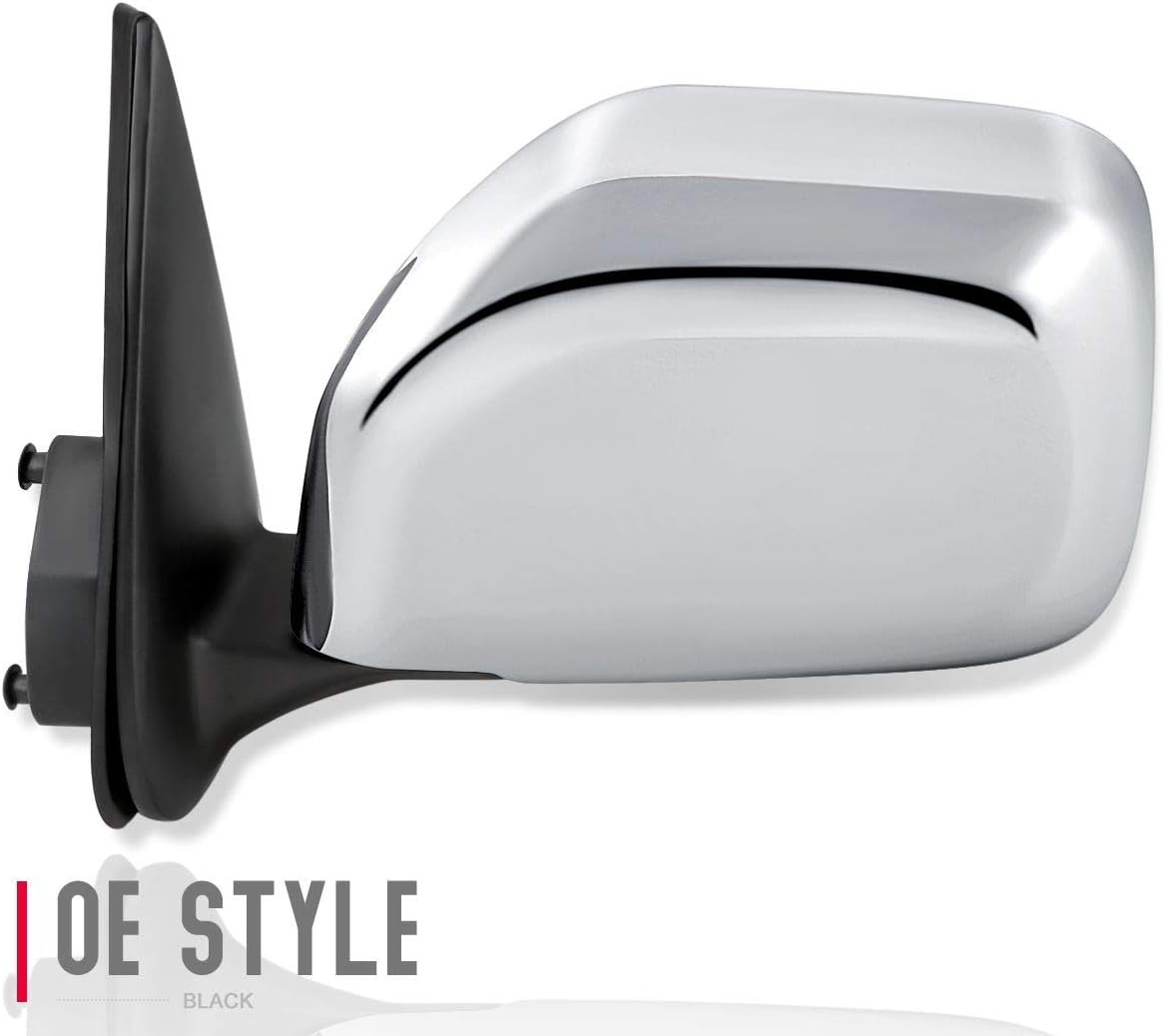 Auto Dynasty TO1320159 TO1321159 Par de espejos retrovisores de puerta de visión lateral estilo OE compatible con Toyota Tacoma 01-04