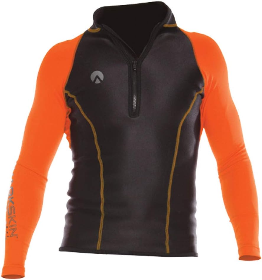Sharkskin Hombres Chillproof Performance Wear Camiseta de manga larga Rash Guard Buceo Deportes acuáticos Buceo Snorkeling