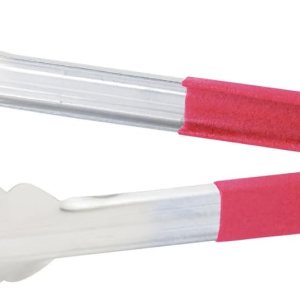 Winco UTPH-9R UtilityTongsKitchen, 9″, Rojo Winco UTPH-9R UtilityTongsKitchen, 9″, Rojo