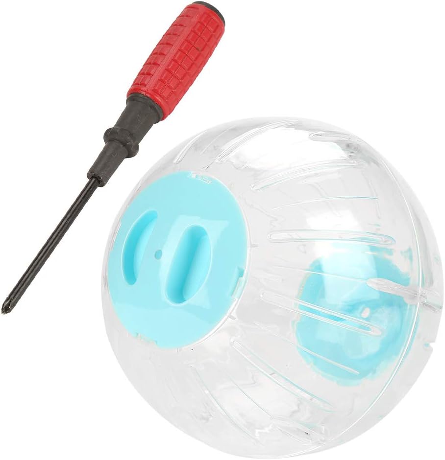 Pelota de ejercicio para hámster, mini juguete de viaje para correr, juguete de plástico silencioso, para jerbos, chinchillas, conejillos de indias,